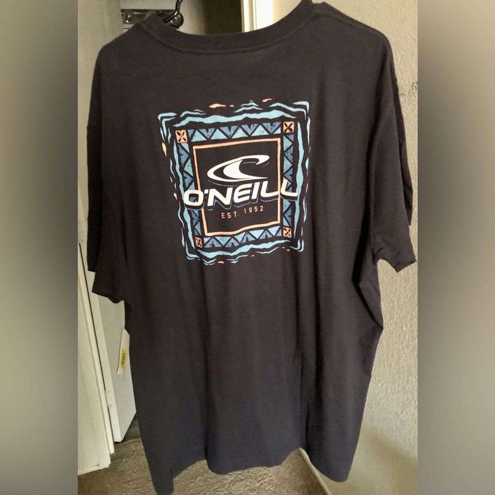 O'Neill Phantom Washed Black Short-Sleeve Tee with Logo